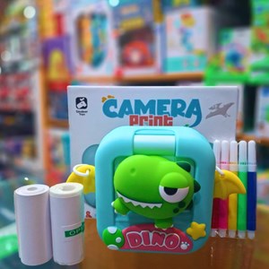 دوربین عکاسی و فیلمبرداری دیجیتال کودک با چاپ فوری حرارتی طرح دایناسور مدل M9_ اسباب بازی دیجیتال و هوشمند