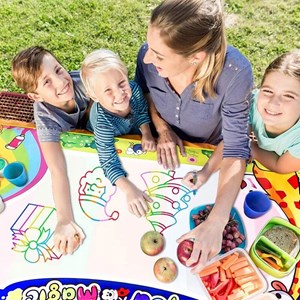 سفره نقاشی جادویی با قابلیت رنگ آمیزی با آب مدل 52_1022 Magic Water Drawing Mat for Painting and Doodling_اسباب بازی علمی