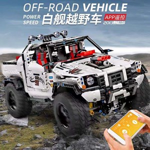 لگو تکنیک ماشین آفرود با کنترل و اپلیکیشن 2013 قطعه مدل Mould King 18005 RC Off-Road_لگو