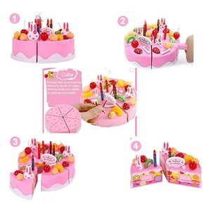 ست اسباب‌ بازی کیک تولد موزیکال 75 تکه مدل Musical Birthday Cake Playset 20_889_ اسباب بازی لوازم خانگی