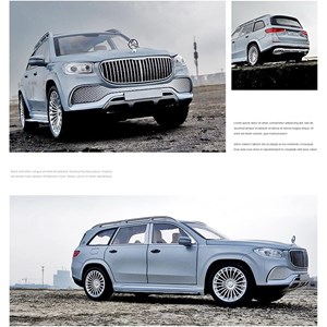 اسباب بازی ماشین فلزی مرسدس بنز مایباخ مقیاس 1:24 مدل Mercedes Benz Maybach GLS600_ماشین اسباب بازی