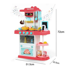 ست اسباب بازی آشپزخانه بزرگ 43 تکه با بخار و سینک مدل Mist Kitchen_اسباب بازی لوازم خانگی