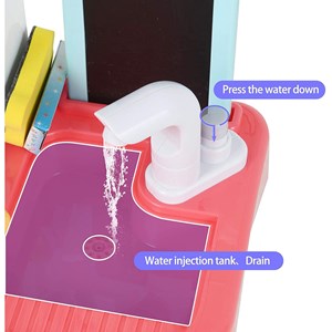 ست اسباب بازی آشپزخانه بزرگ 43 تکه با بخار و سینک مدل Mist Kitchen_اسباب بازی لوازم خانگی