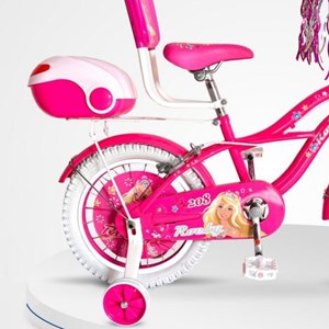دوچرخه اورجینال کودک سایز 16 طرح باربی مدل راکی ROCKY 16R208_دوچرخه