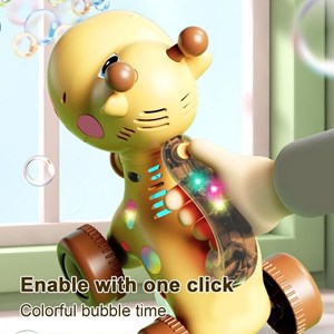 اسباب بازی چرخ دستی حباب‌ ساز طرح زرافه مدل Bubble Machine 8521_اسباب بازی نوزادی