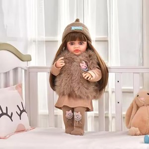 عروسک سیلیکونی دختر بچه 55 سانتی مدل Shiksha Mart_عروسک