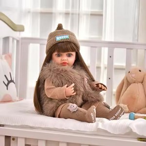 عروسک سیلیکونی دختر بچه 55 سانتی مدل Shiksha Mart_عروسک