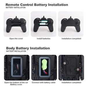 ماشین کنترلی آب و خاک آفرود دو دیفرانسیل رنگ قرمز مدل MZ 2047_ماشین کنترلی