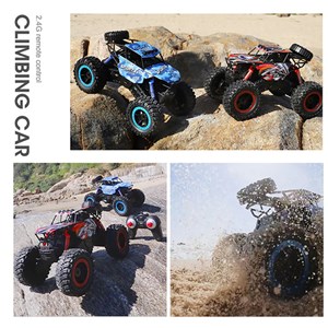 ماشین کنترلی آب و خاک آفرود دو دیفرانسیل رنگ قرمز مدل MZ 2047_ماشین کنترلی