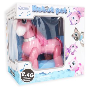 ربات اسباب بازی کنترلی مدل اسب پونی صورتی Remote Control Pony_ربات اسباب بازی