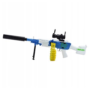 تفنگ اسباب بازی مسلسل شارژی تیر اسفنجی مدل 1002_تفنگ اسباب بازی