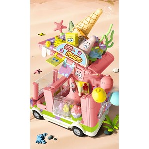 لگو ماشین بستنی فروشی پاتریک 410 قطعه مدل 612218_لگو