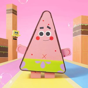 لگو پاتریک چراغدار 650 قطعه مدل AB0034 Patrick Star_لگو