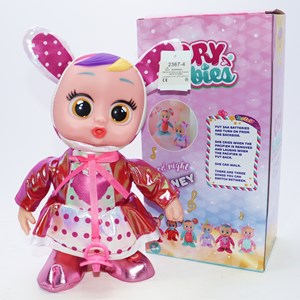 عروسک گریه کن و راه رونده کرای بیبی 30 سانتی مدل Cry Baby 1295_عروسک