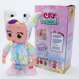 عروسک گریه کن و راه رونده کرای بیبی 30 سانتی مدل Cry Baby 1299_عروسک