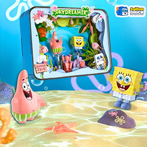 لگو قاب عکس باب اسفنجی در زیر دریا 550 قطعه چراغدار مدل AB0031_لگو