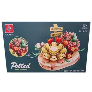 لگو دسته گل ساکولنت 301 قطعه مدل LX A527 _لگو