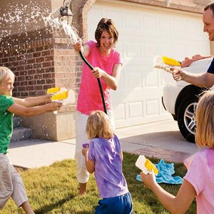 تفنگ اسباب بازی آب پاش رنگ زرد مدل Water Gun 04s_تفنگ اسباب بازی