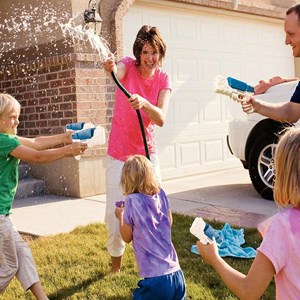 تفنگ اسباب بازی آب پاش رنگ سرمه ای مدل Water Gun 04s_تفنگ اسباب بازی