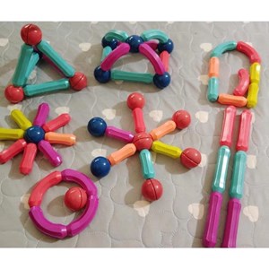 اسباب بازی مگنت مغناطیسی 64 قطعه برند زنبوری مدل MAGNET 159_لگو