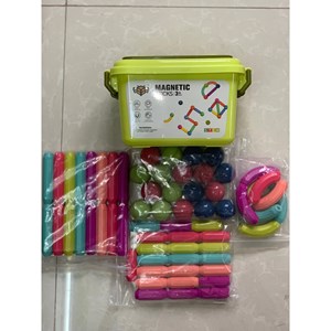 اسباب بازی مگنت مغناطیسی 64 قطعه برند زنبوری مدل MAGNET 159_لگو