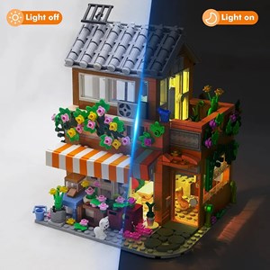 لگو کریتور ویلا چراغدار 707 قطعه مدل SWEET HUT LX.A 3804_لگو