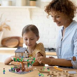 لگو کریتور ویلا چراغدار 707 قطعه مدل SWEET HUT LX.A 3804_لگو