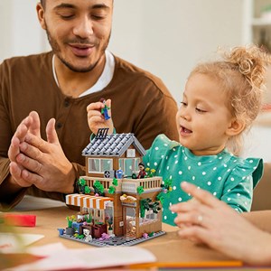 لگو کریتور ویلا چراغدار 707 قطعه مدل SWEET HUT LX.A 3804_لگو