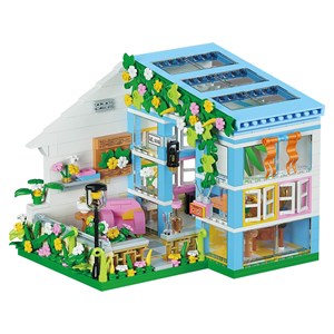 لگو کریتور ویلا چراغدار 626 قطعه مدل SWEET HUT LX.A 3808_لگو