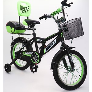 دوچرخه اورجینال کودک سایز 16 رنگ سبز مدل راکی ROCKY 16_دوچرخه