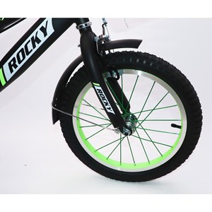 دوچرخه اورجینال کودک سایز 16 رنگ سبز مدل راکی ROCKY 16_دوچرخه