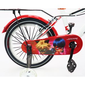 دوچرخه اورجینال کودک سایز 16 طرح دختر کفشدوزکی و گربه سیاه مدل جونیور JUNIOR_دوچرخه