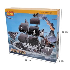 لگو کریتور کشتی دزدان دریایی کوگو 298 قطعه مدل CoGo 2112_لگو