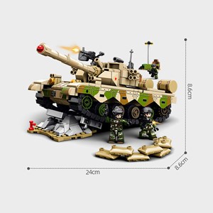 لگو تکنیک تانک تیر پرتاب کن 719 قطعه مدل Sembo 203159_لگو