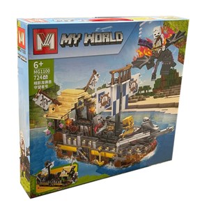 لگو ماینکرافت دزدان دریایی 724 قطعه مدل Minecraft My World MG1100_لگو