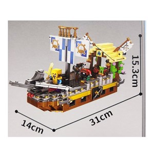 لگو ماینکرافت دزدان دریایی 724 قطعه مدل Minecraft My World MG1100_لگو