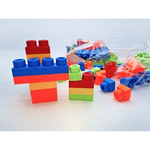 لگو کلاسیک نرم رنگی 48 قطعه کد 317_لگو