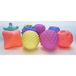 پوپت نرم بوقی 9 عددی مدل سنگ فضایی بر پایه مواد خوراکی_اسباب بازی نوزادی