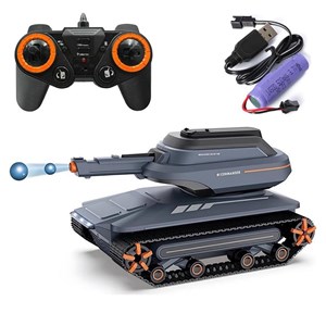 تانک کنترلی شارژی موزیکال با قابلیت پرتاپ تیر ژله ای کد 6615_ماشین کنترلی