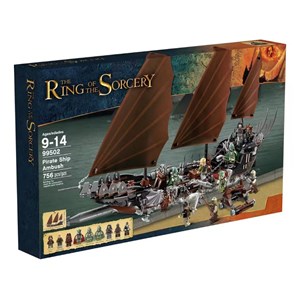 لگو کریتور کشتی دزدان دریایی ارباب حلقه‌ ها 756 قطعه مدل Pirate Ship 99502_لگو