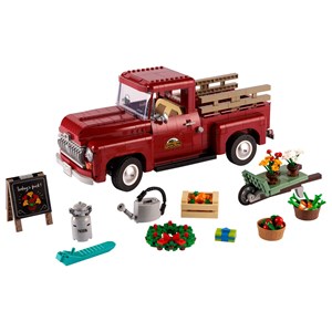 لگو تکنیک پیکاپ کشاورزی آفرود 1677 قطعه مدل 10092 Technic model – Farmer’s Off-road Pickup Truck_لگو