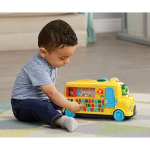 اسباب بازی موزیکال اتوبوس بزرگ مدرسه هولی تویز مدل 3126 Hola Toys Musical School Bus_اسباب بازی نوزادی