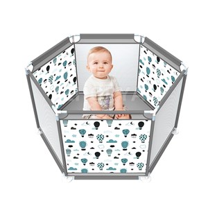 پارک بازی کودک تاشو و چندکاره VivaKids با طرح بالن هوای گرم_ اتاق کودک