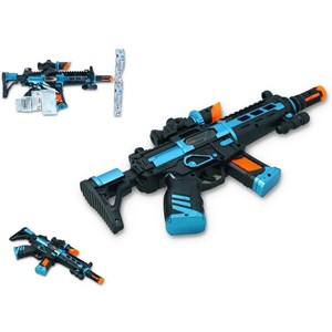 تفنگ اسباب بازی موزیکال چراغدار مدل JQ883A_تفنگ اسباب بازی