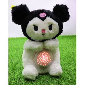 عروسک شب خواب موزیکال و چراغدار کرومی 30 سانتی_اسباب بازی نوزادی