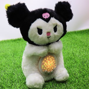 عروسک شب خواب موزیکال و چراغدار کرومی 30 سانتی_اسباب بازی نوزادی