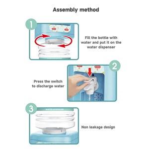 اسباب بازی آبسردکن با قابلیت ریختن آب_اسباب بازی لوازم خانگی