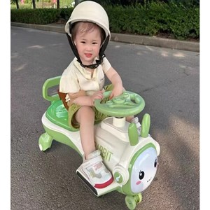 سه چرخه پلاسماکار موزیکال طرح خرگوش (لوپ کار) سبز_دوچرخه