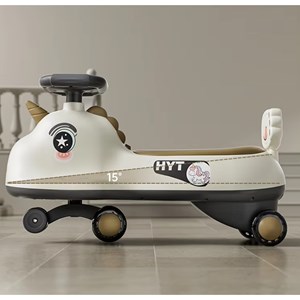 سه چرخه پلاسماکار موزیکال طرح اسب تک شاخ (لوپ کار) قهوه ای_دوچرخه