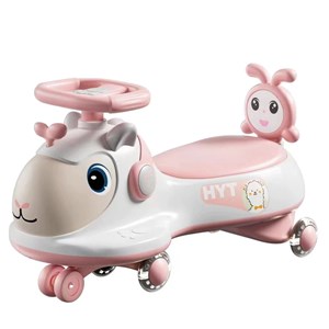 سه چرخه پلاسماکار موزیکال طرح بره (لوپ کار) صورتی_دوچرخه